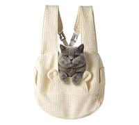 Porte-Chat Ventral Sac À Dos Animalier Portable Toutes Saisons | Transporteur Ventral Chien Grande Capacité Balade extérieur achats petites et moyennes lapin temps