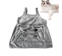 Porte-Chat Ventral - Sac À Porter en Polaire Coral | Porte-Chat Corporel - pour Soin des Griffes Chiot Races Petite Moyenne Promenade en Extérieur