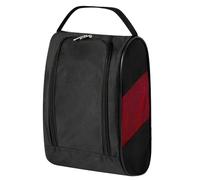Porte-chaussures de golf, étui à chaussures de golf, Sac à chaussures de Hommes Femmes, Organisateur imperméable de poches de chaussure de de voyage avec la maille respirable de tirette, Rouge, Se