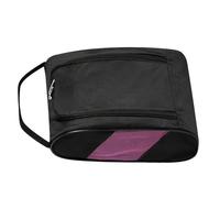 Porte-chaussures de golf, étui à chaussures de golf, Sac à chaussures de Hommes Femmes, Organisateur imperméable de poches de chaussure de de voyage avec la maille respirable de tirette, Rose, Se