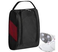 Porte-Chaussures de Golf | Sacs à Chaussures à Fermeture éclair avec Ventilation - Pochettes de Voyage imperméables avec Fermeture éclair en Maille Respirante, Rouge, Refer to Description, Unisexe