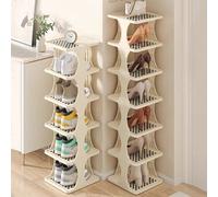 Porte-chaussures Gain De Place À Plusieurs Couches, Armoire À Chaussures Facile À Assembler Pour Une Utilisation En Intérieur, Étagère De Rangement Étroite 4ème étage,5ème étage,2 couches,3ème étage,N