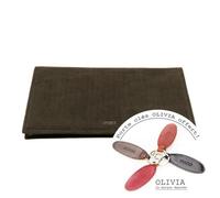 Porte chéquier en cuir velours - SPIRIT - utile - Vert - Adulte - Homme