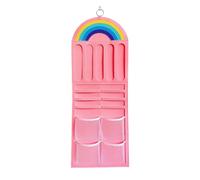 Porte Cheveux Poches Multicolores à Accrocher au Mur | Range Accessoires Cheveux Portant Pour Serre-têtes Bijoux Lunettes de et Accessoires de Coiffure