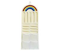 Porte Cheveux Poches Multicolores à Accrocher au Mur | Range Accessoires Cheveux Portant Pour Serre-têtes Bijoux Lunettes de et Accessoires de Coiffure