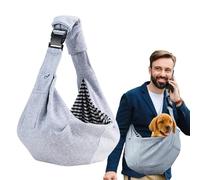 Porte-Chiot - Porte-Animal Réglable Face À L'Avants, Porte-Voyage Mains Libres, Sangle De Poche Zippée | Écharpe pour Petits Chiens, Chats