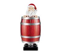 Porte-cigarette amusant, drôle de père Noël dans le tonneau en bois, distributeur de cigarettes pop-up créatif, boîte à cigarettes for fête de Noël, décoration d'intérieur/1096 (Color : Santa Claus)