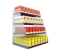Porte-cigarettes à 2/3/4/5 niveaux - Présentoir de rangement pour vente au détail - Boîte à bonbons - Organisateur de comptoir pour supermarchés et magasins