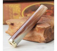 Porte-cigarettes en corne avec embouts filtrants, pour cigarettes standard et fines de 5 mm, compatible avec filtres à charbon actif de 9 mm (A)