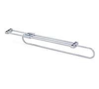 Emuca Porte cintre extensible 6210625 – Aluminium chromé peint, 450 mm