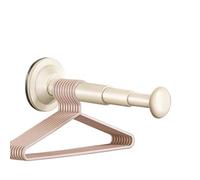 Porte-cintres mural - Support à ventouse puissant, crochet à linge télescopique extensible, séchoir à linge pliable peu encombrant | Organisateur d'armoire sans perçage pour la salle de bain