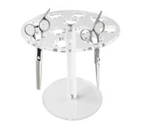 Porte-ciseaux de coiffure - Organisateur de cisailles en acrylique durable, présentoir polyvalent, porte-outils professionnel facile d'accès | Home Salon Barber Desk Storage