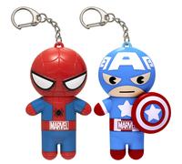 Porte-cl s baume l vres Lip Smacker Marvel pour enfants - Spiderman et Captain America