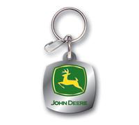 Porte-cl s en mail avec logo John Deere Plasticolor 004173R01 Argent