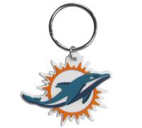 Porte-cl s flexible NFL Siskiyou Sports Fan Shop Miami Dolphins, taille unique, couleur de l' quipe