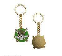 Porte inereplicas CrÃ¢ne de Zoro - One Piece DorÃ© 4,5x10x0,3 cm