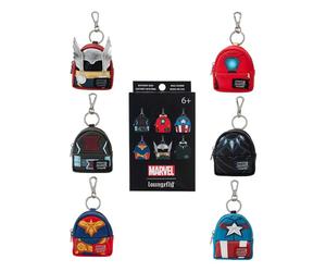 Porte-clÃ© Loungefly Marvel by Loungefly Blind Box Avengers Mini Backpack Multicolore 7 cm