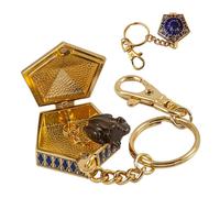 Porte-clÃ© Noble Collection Harry Potter mÃ©tal Chocolate Frog DorÃ© 4 cm
