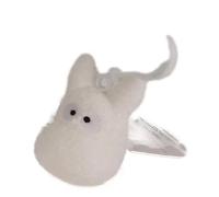 Porte-clÃ© peluche Sun Arrow Totoro Blanc 6 cm