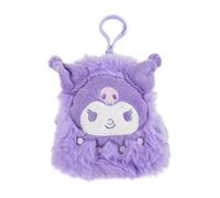 Porte-clÃ© sac Ã main en peluche Cerda Hello Kitty Kuromi Violet 9,5x11x3 cm