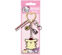 The Carat Shop Porte-clés avec breloques Hello Kitty Pompompurin 15 cm Or