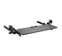 Porte-clavier Maclean sous le bureau, tiroir de clavier, réglable, 5kg max, 67x24cm, MC-462