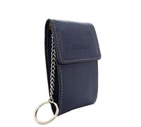 Porte clé à Anneau Katana Unisexe en Cuir réf 953025 Taille MOY. (11 coul.disp) (Bleu Marine)