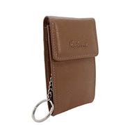 Porte clé à anneau KATANA unisexe en cuir réf 953025 taille moy. (11 coul.disp) (Marron)