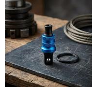 Porte-clé à tige hexagonale à changement rapide avec adaptateur autobloquant pour perceuses électriques, extensions d'embouts et douilles (A)