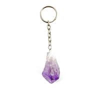 Porte-clé Améthyste - Pierre naturelle brute