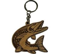 Porte-clé artisanal thême pêche Brochet