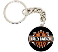 Porte clé badge harley davidson moto biker idée cadeaux logo personnalisation