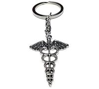 Porte Clé Caducée Infirmier Aide Soignante Métal porteclef médecin docteur maison clef voiture auxiliaire de vie cadeau anniversaire professionnel de santé homme femme fête mères mamans pères papas