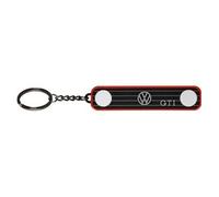 Porte-clé calandre de Golf GTI avec liseret rouge en caoutchouc PVC