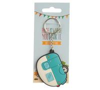 Puckator Porte-clés en PVC pour caravane - Longueur totale : 11,5 cm - Hauteur : 5 cm - Largeur : 6 cm - Profondeur : 0,5 cm