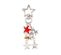 Porte-clé Charm Flower Animal Keychain Love Heart Key Ring For Women Girls Handbag Pendants DIY Handmade Jewelry(Pink)
