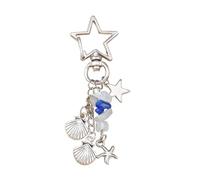 Porte-clé Charm Flower Animal Keychain Love Heart Key Ring For Women Girls Handbag Pendants DIY Handmade Jewelry(Red)
