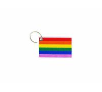 Porte Cle Cles Clef Brode Patch Ecusson Badge Drapeau Arc En Ciel Rainbow