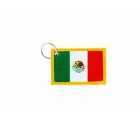 Akachafactory Porte cle cles Clef Brode Patch ecusson Badge Drapeau Mexique Mexico
