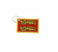 Akachafactory Porte cle cles Clef Brode Patch ecusson Badge Drapeau Normandie Normand