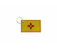 Porte Cle Cles Clef Brode Patch Ecusson Badge Drapeau Nouveau Mexique Usa