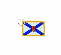 Porte Cle Cles Clef Brode Patch Ecusson Badge Drapeau Nouvelle Ecosse Canada