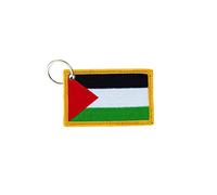 Porte cle cles clef brode patch ecusson badge drapeau palestine palestinien