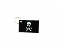 Porte Cle Cles Clef Brode Patch Ecusson Badge Drapeau Pirate Jolly Roger