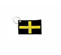 Porte Cle Cles Clef Brode Patch Ecusson Badge Drapeau Saint David Anglais Uk