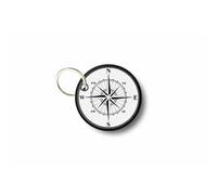 Porte Cle Cles Clef Brode Patch Ecusson Boussole Compass