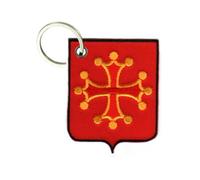 Porte Cle Cles Clef Brode Patch Ecusson Drapeau Blason Pays France Midi Pyrenees