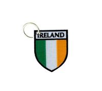 Porte Cle Cles Clef Brode Patch Ecusson Drapeau Blason Pays Irlande Irlandais R2