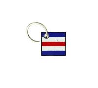 Porte Cle Cles Clef Brode Patch Ecusson Drapeau Maritine Lettre V Charlie
