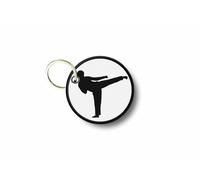 Porte Cle Cles Clef Brode Patch Ecusson Karate Kimono Fille